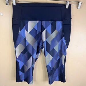 Gap Fit Womens Sculpt Compression Long‎ Shorts Size XL Active Athleisure